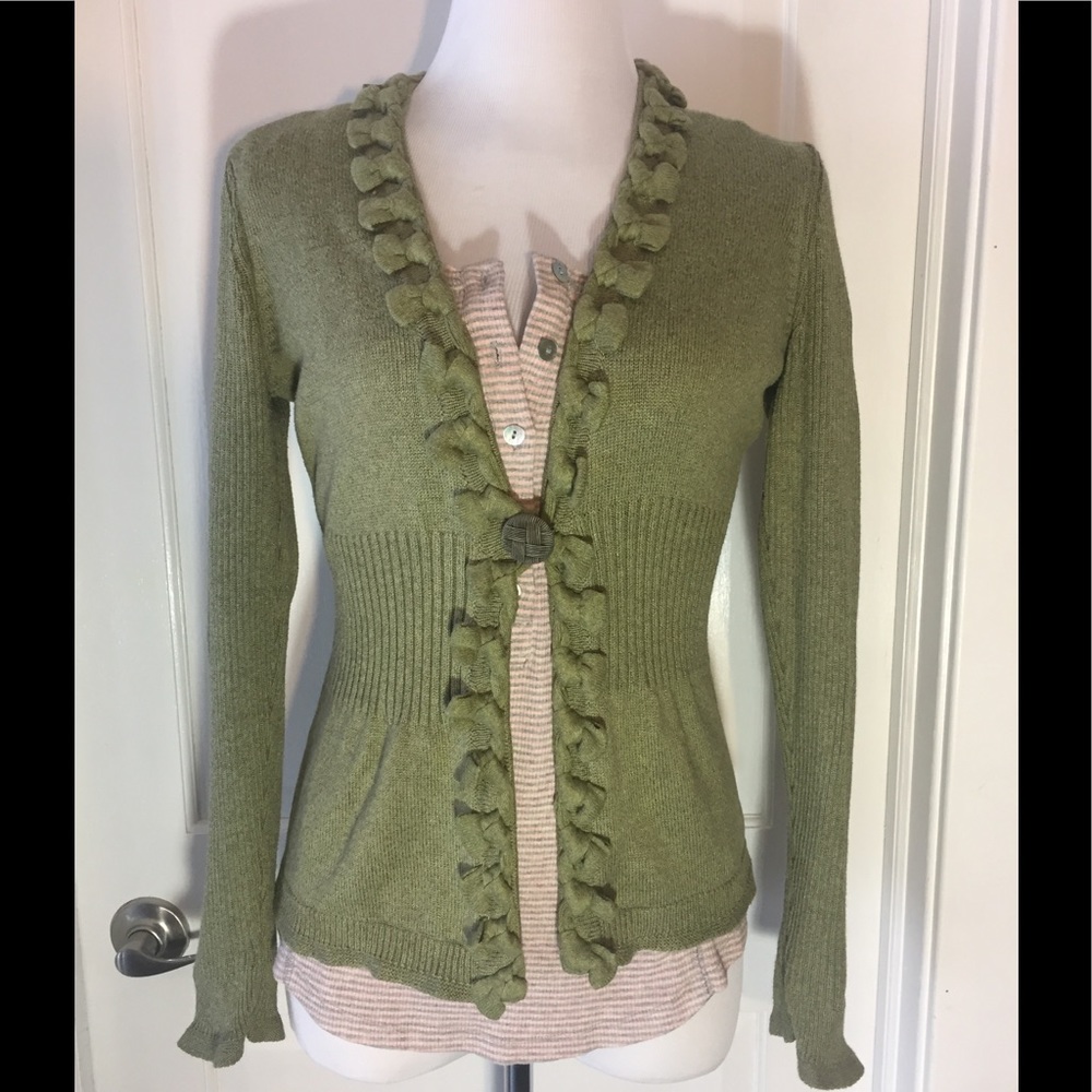 Nic & Zoe button down sweater